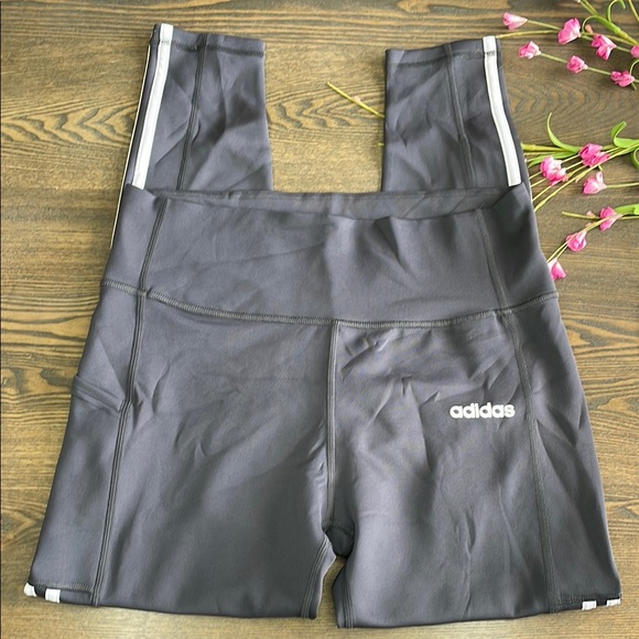 Adidas High Waist 7/8 3-Stripe Active Tights - Picture 16 of 16